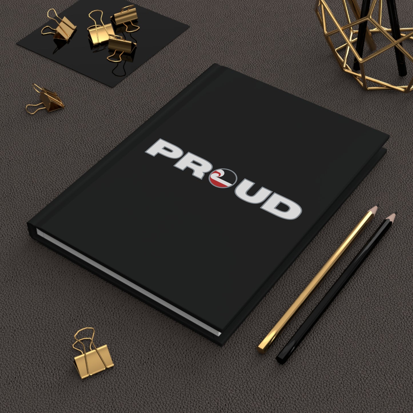 PROUD Hardcover Journal Matte - black