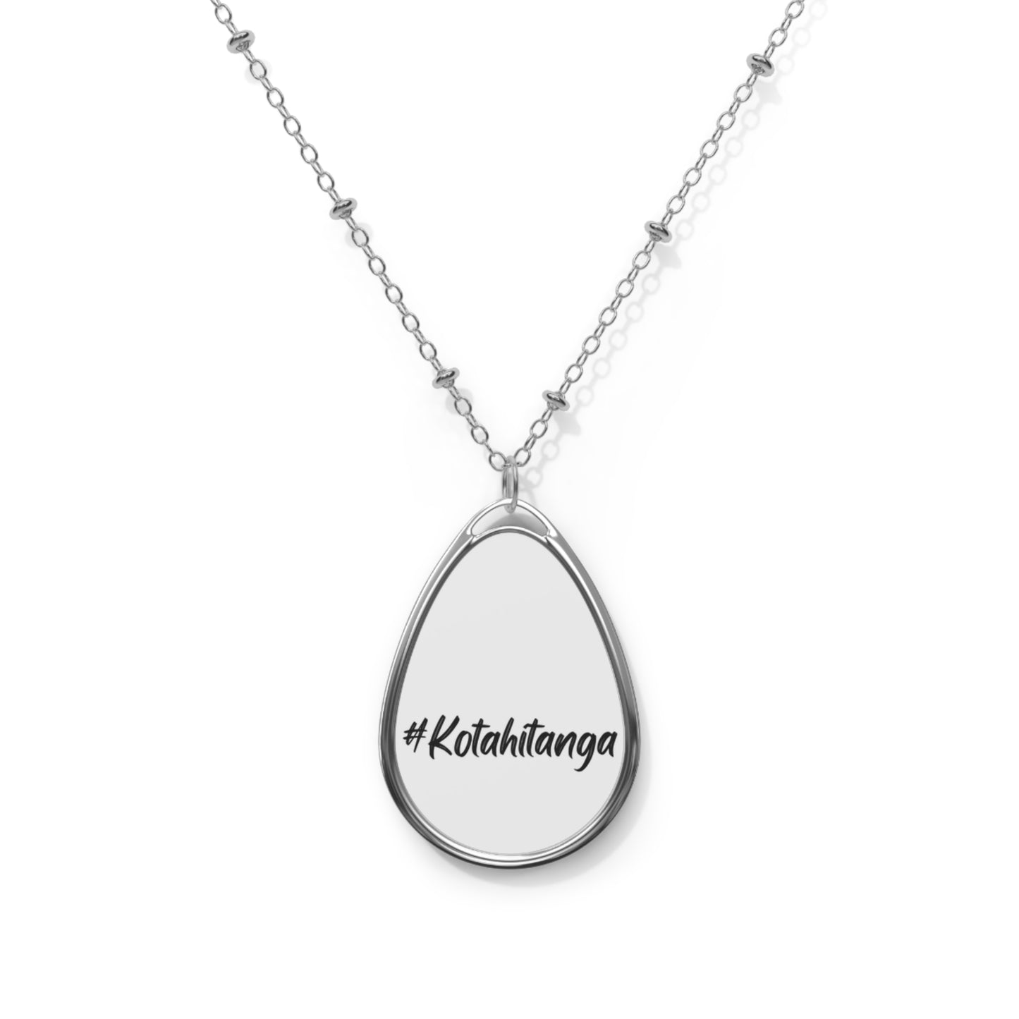 #Kotahitanga (Unity) Oval Necklace