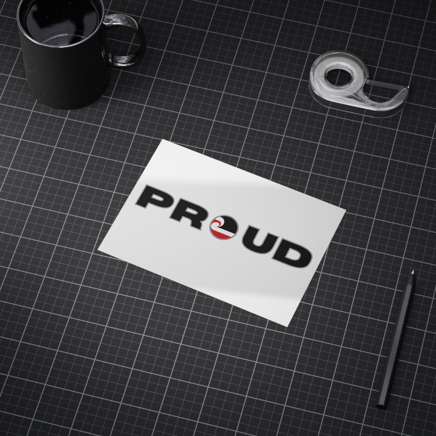 PROUD Unframed Prints - white