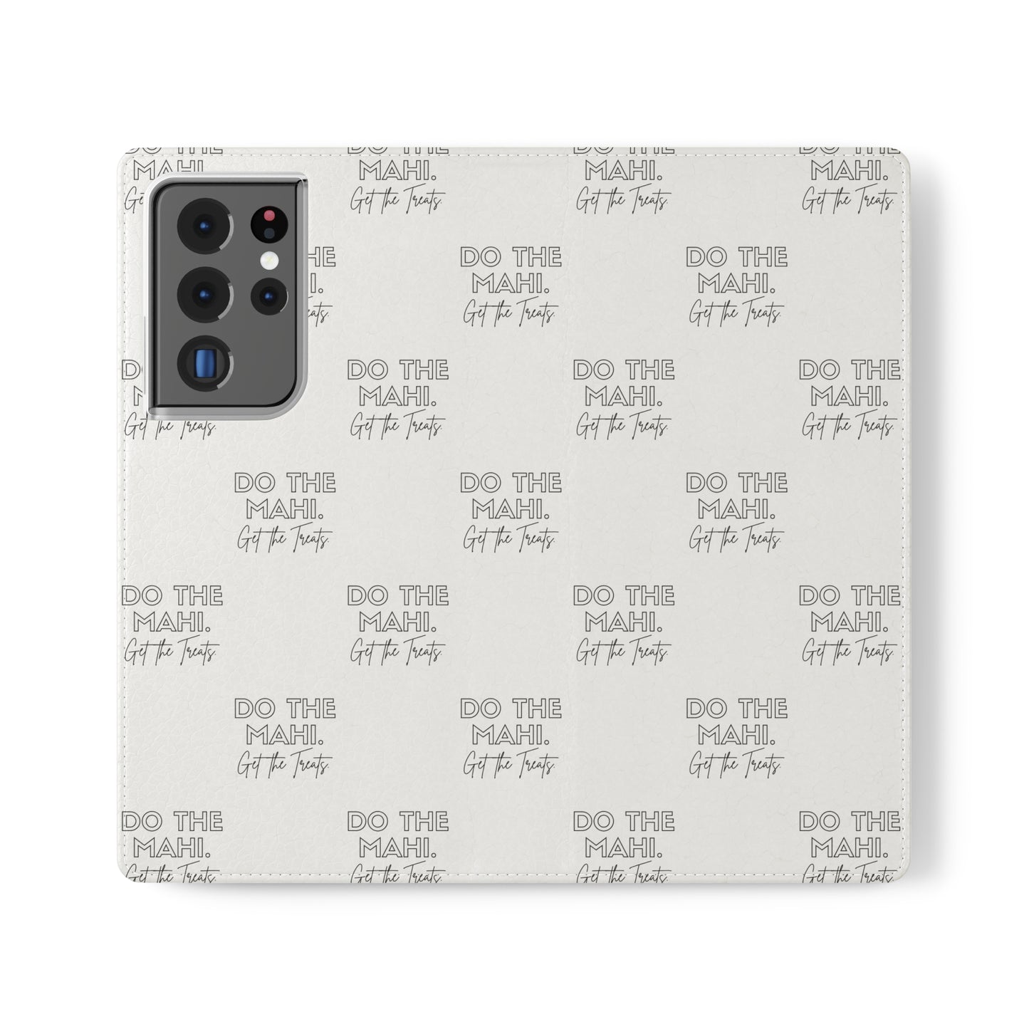 Do The Mahi. Flip Cases for iPhone/Samsung - white