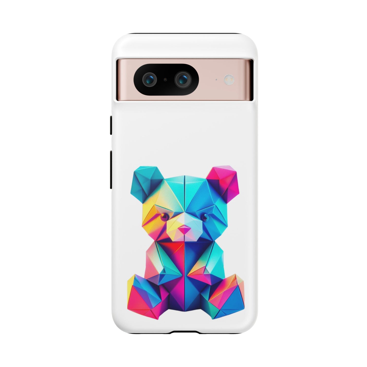 Origami Neon Teddy Tough Cases iPhone/Google/Samsung