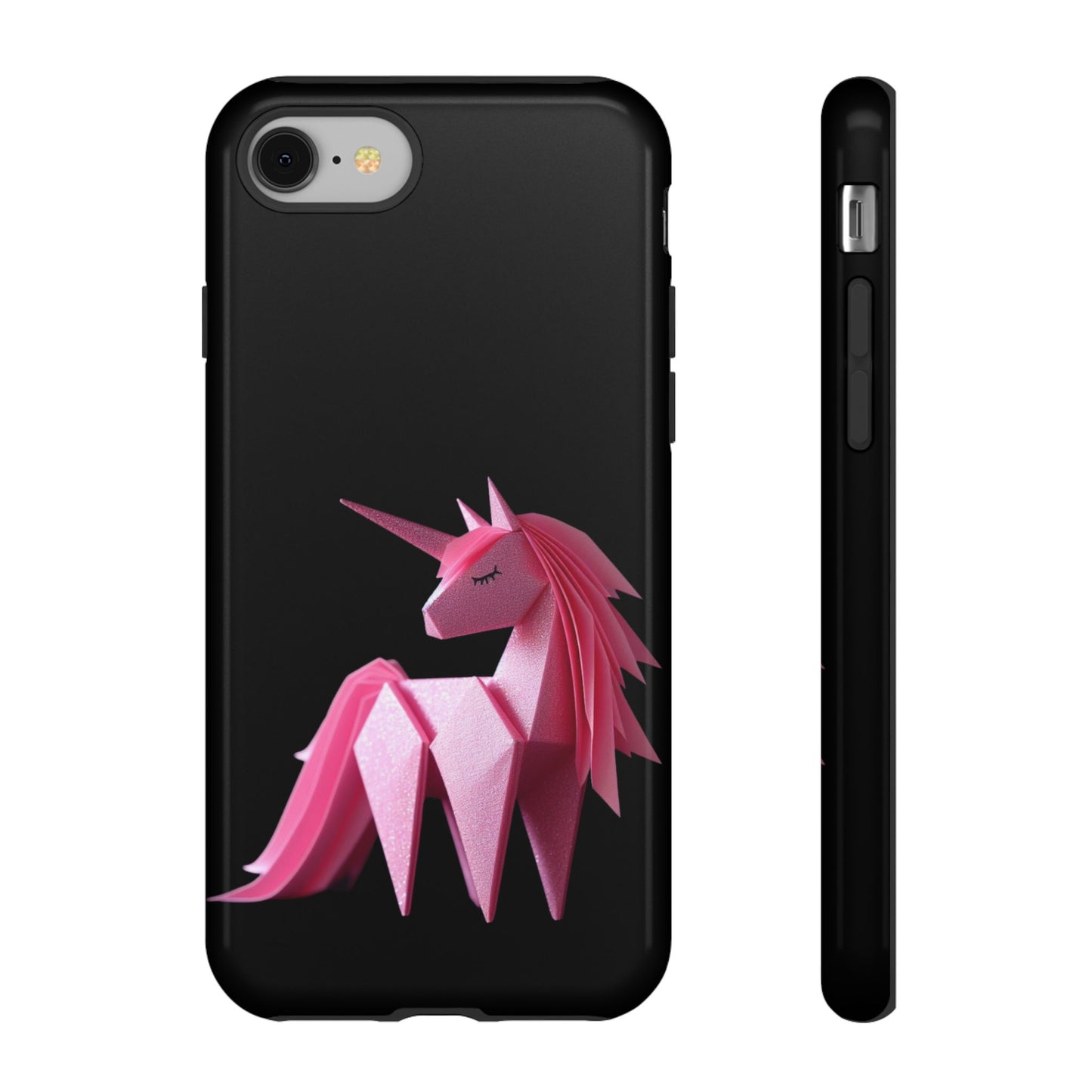 Origami Pink Unicorn Tough Cases iPhone/Google/Samsung