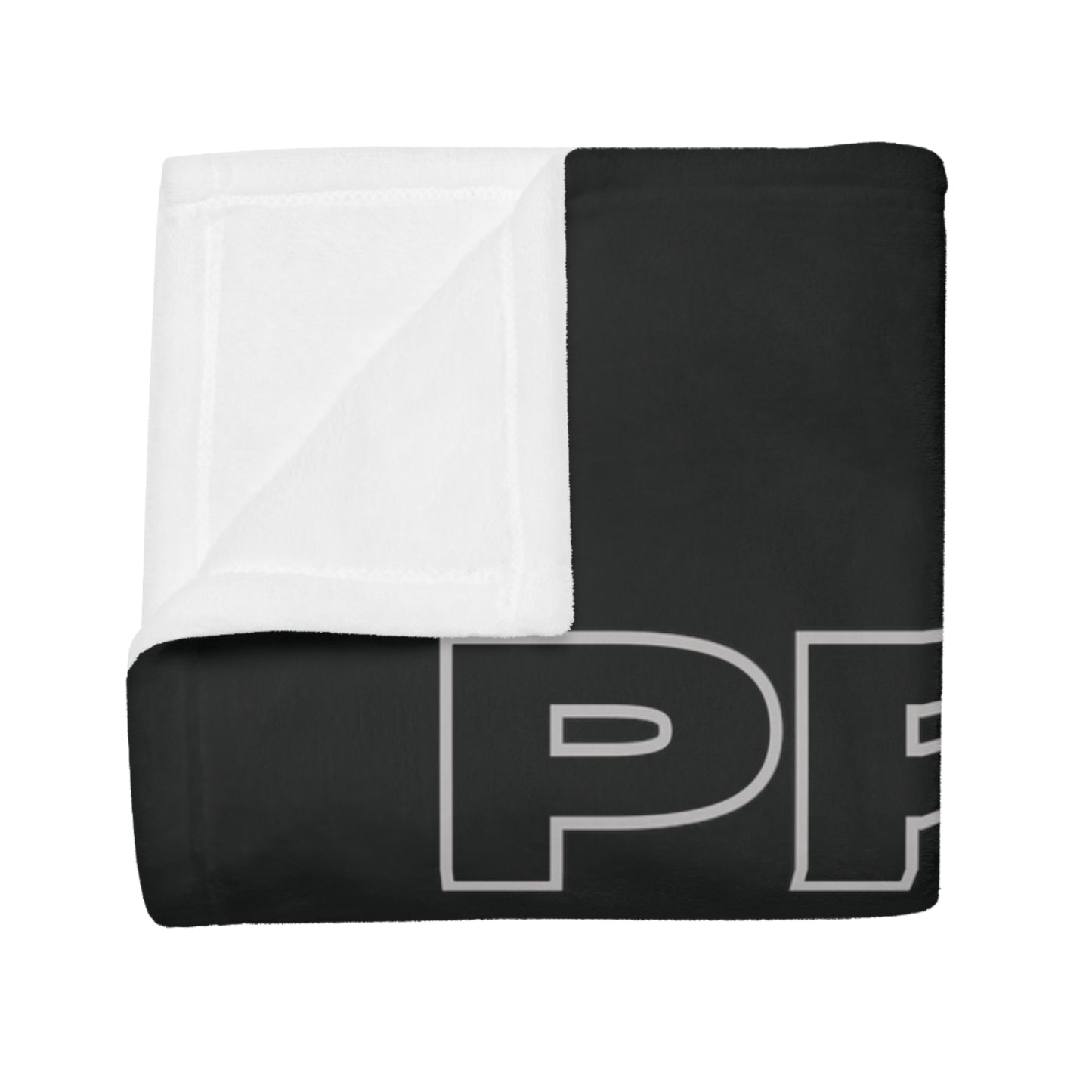 Proud. To. Stand. With. Māori. - Black Plush Fleece Blanket