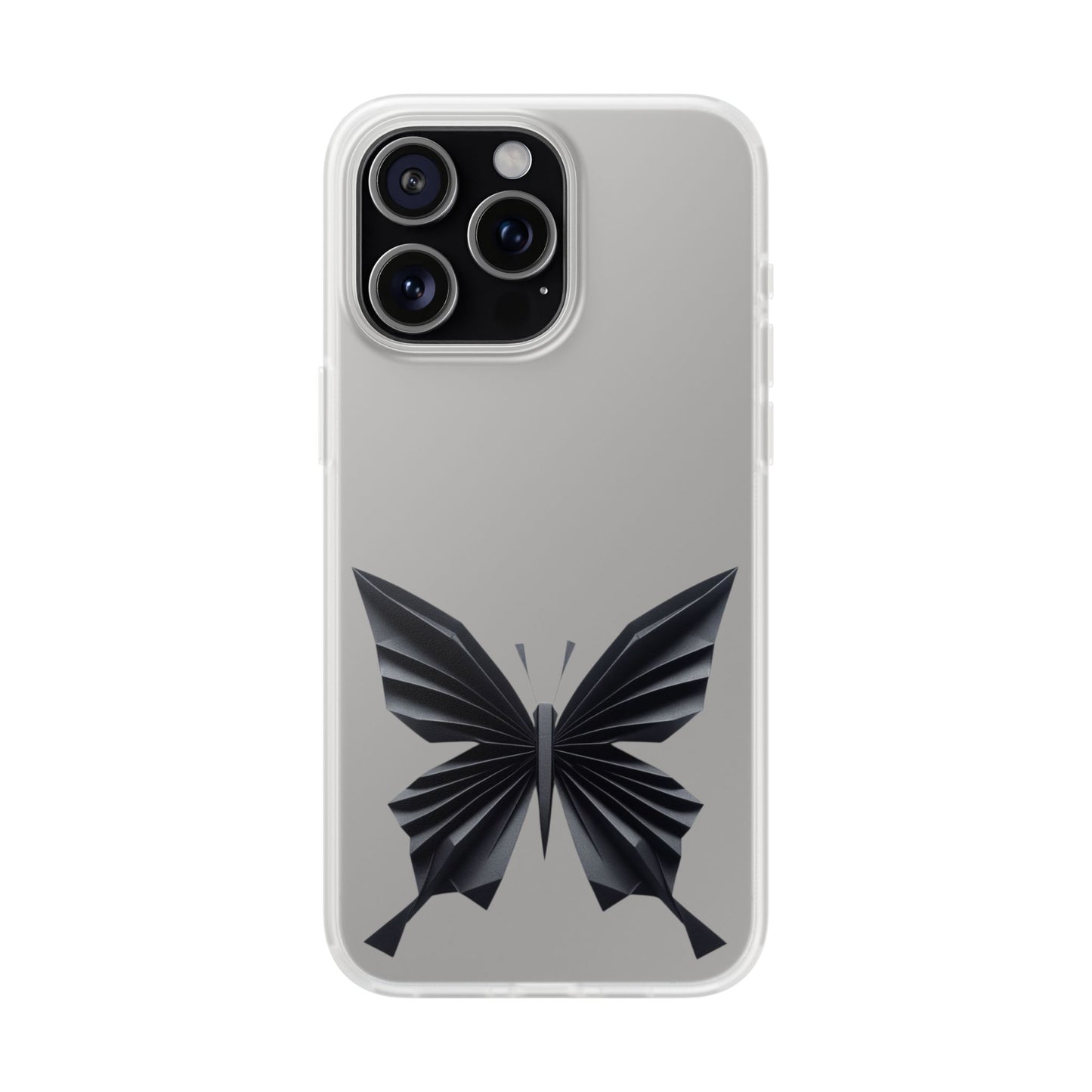 Origami Black Butterfly Flexi Cases