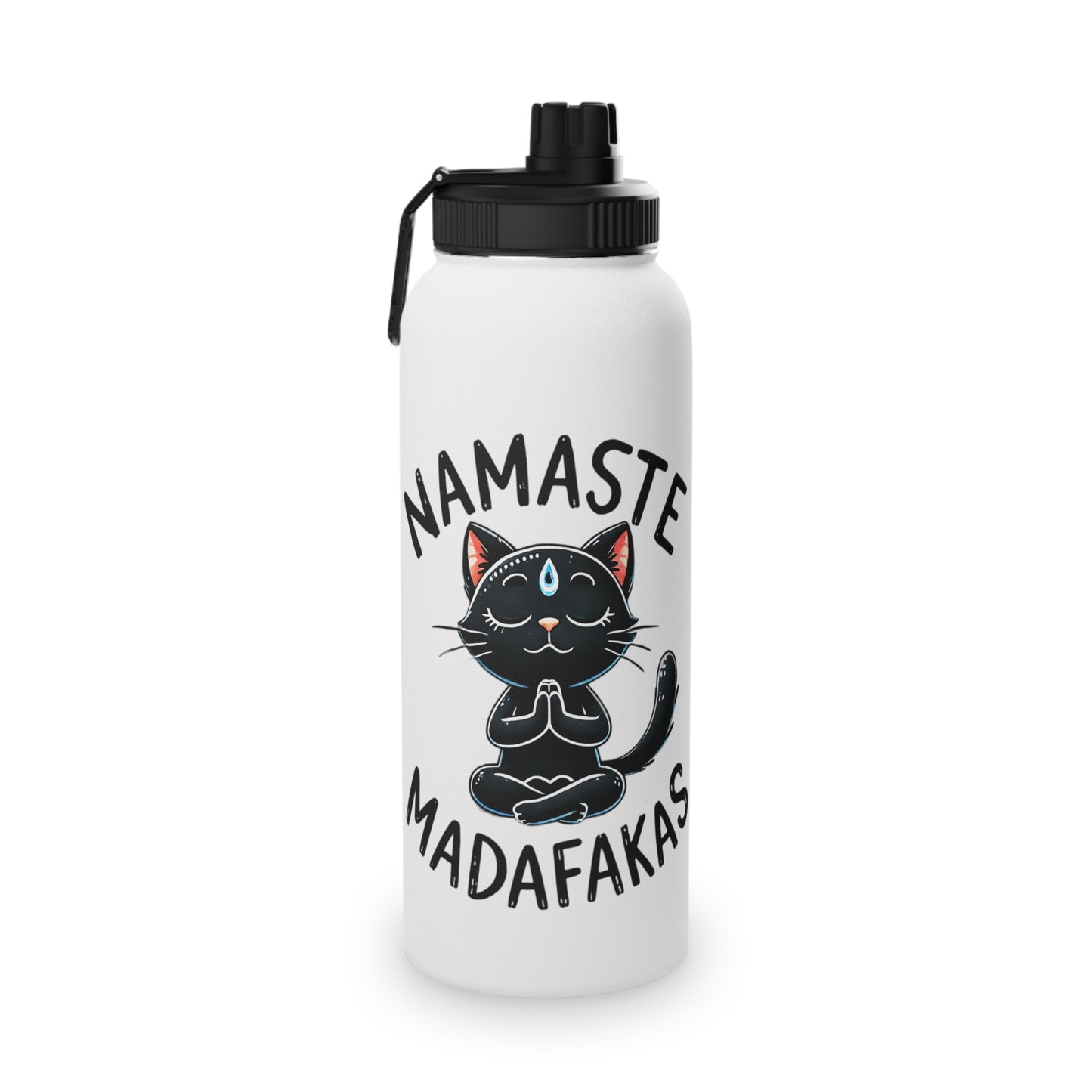 Namaste Madafakas Stainless Steel Water Bottle - # Sizes