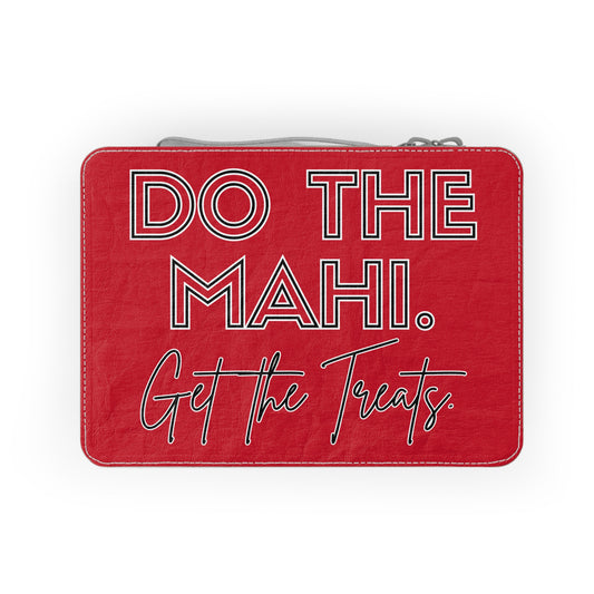 Do The Mahi. Get The Treats. Paper Lunch Bag - red