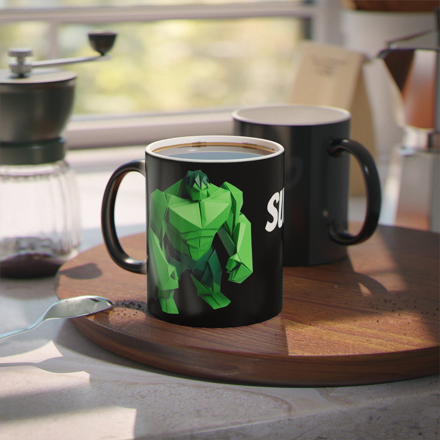 Origami Hulk Magic Mug