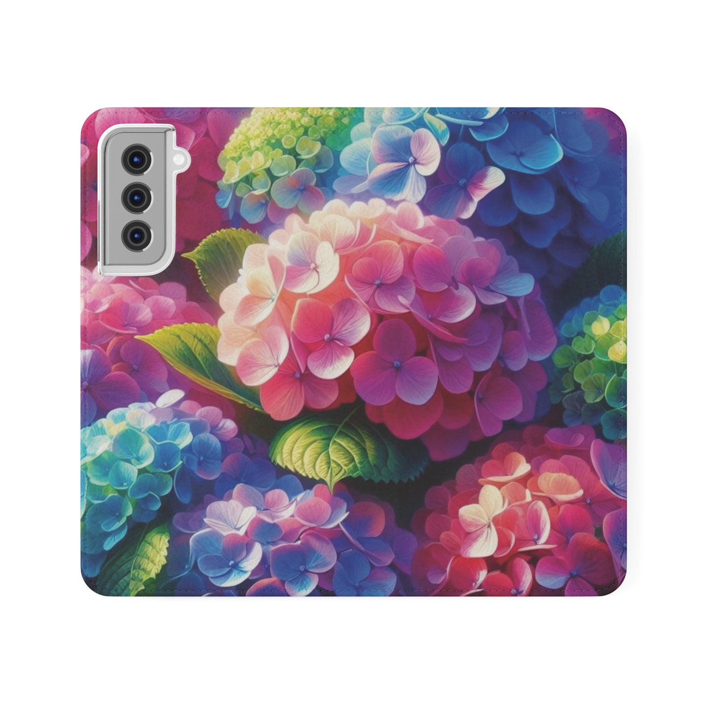 Hydrangea Flip Cases iPhone/Samsung