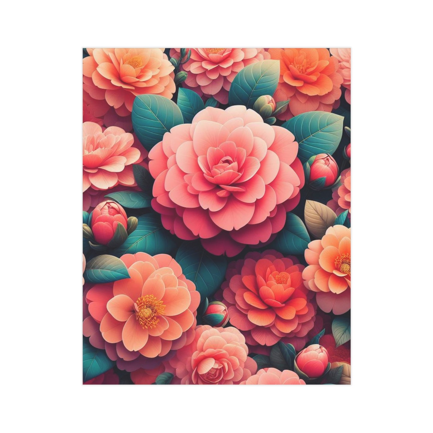 Camelias Unframed Prints