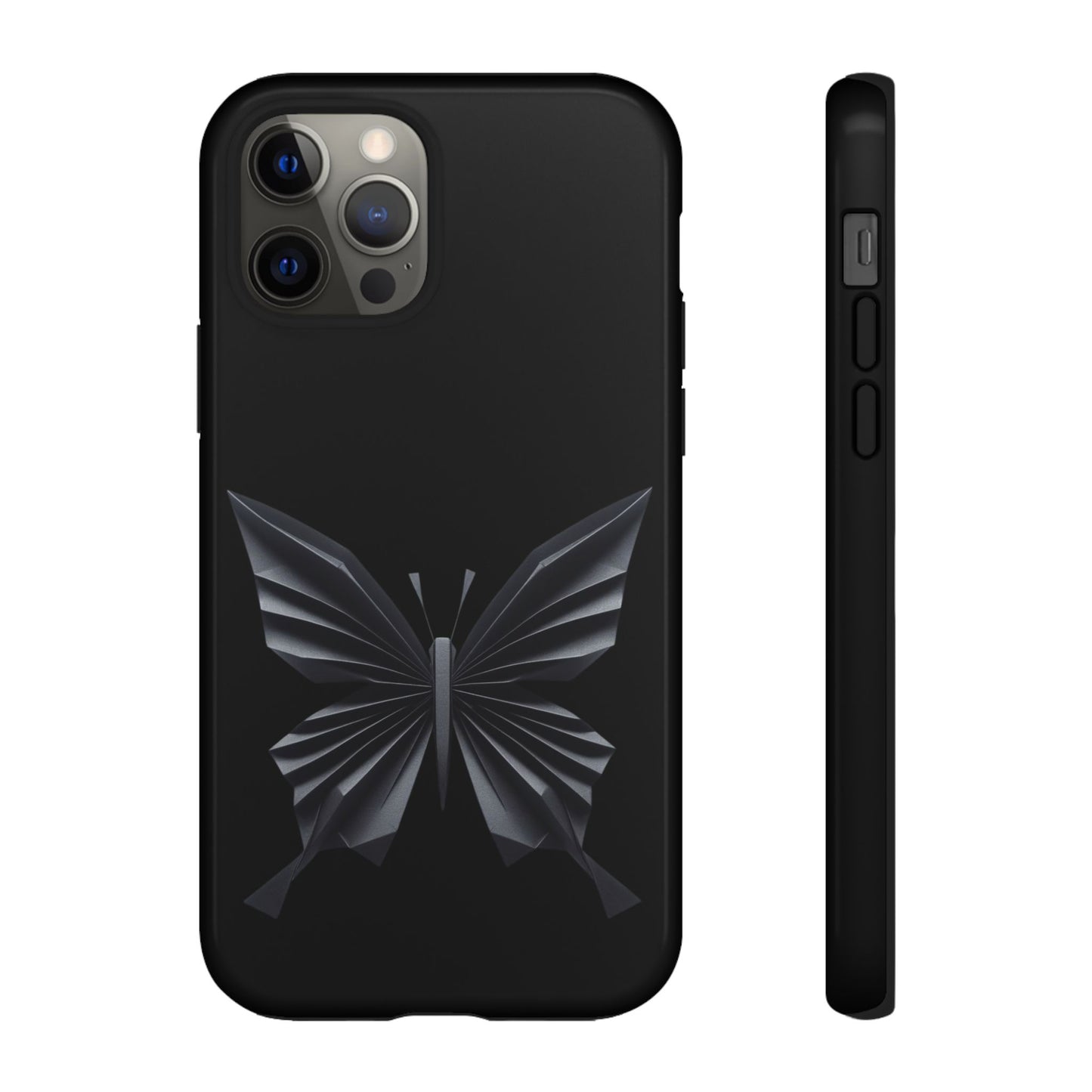 Origami Black Butterfly Tough Cases iPhone/Google/Samsung