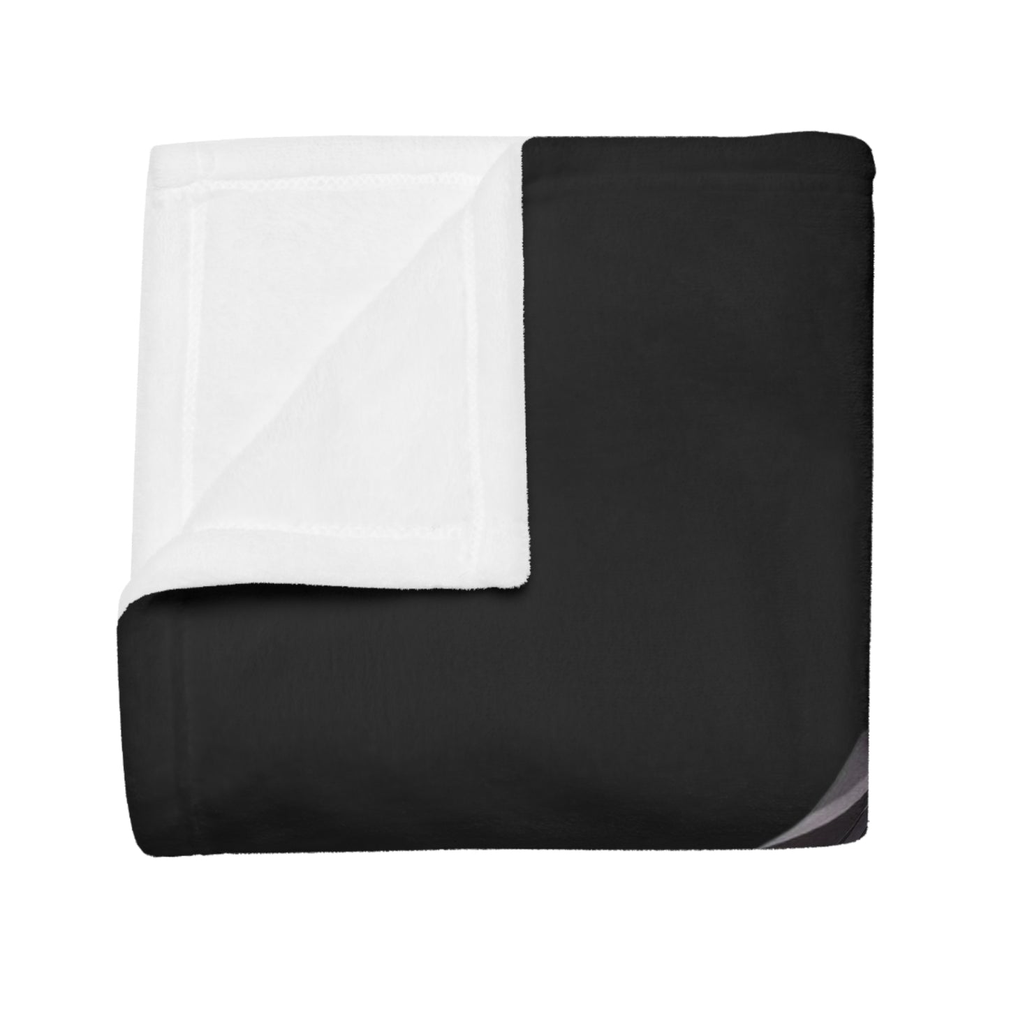 Origami Maui Plush Fleece Blanket - Black