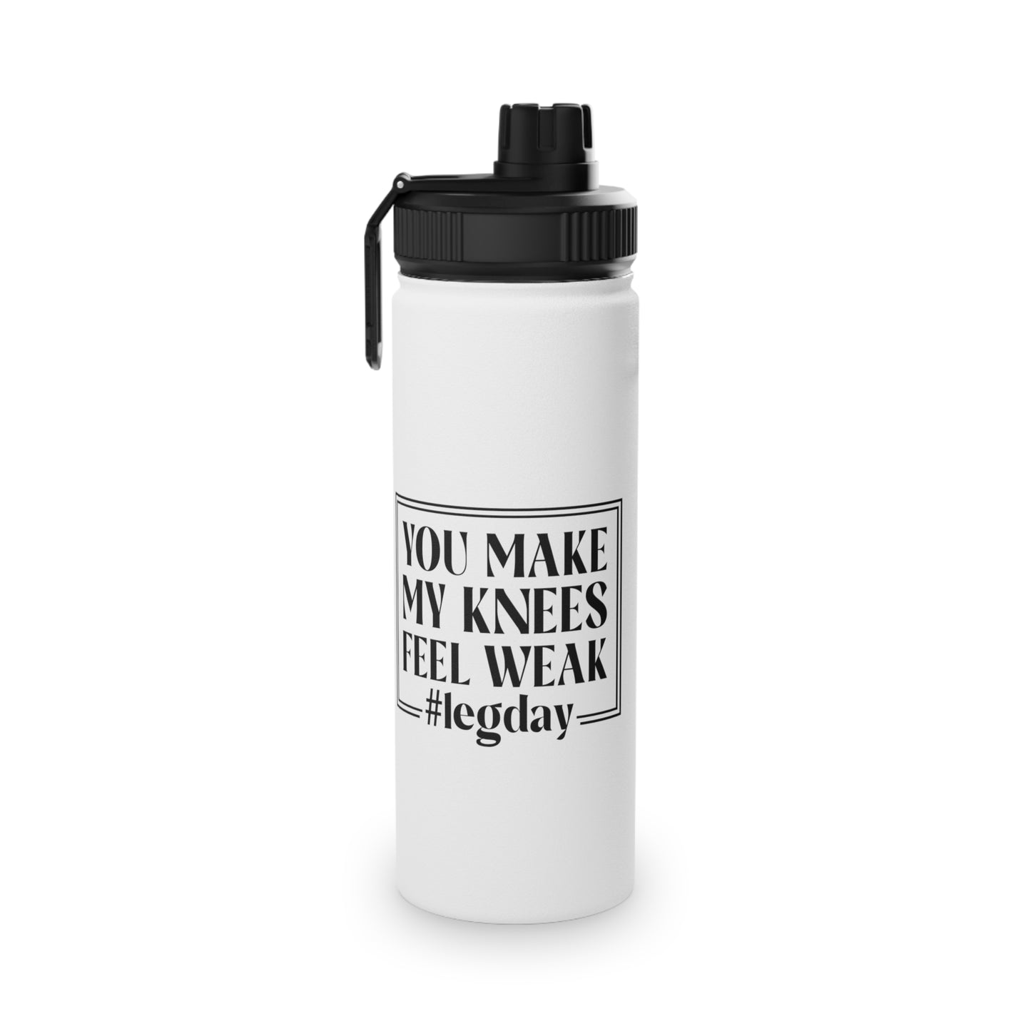 Leg Day Stainless Steel Sports Water Bottle - 3 sizes