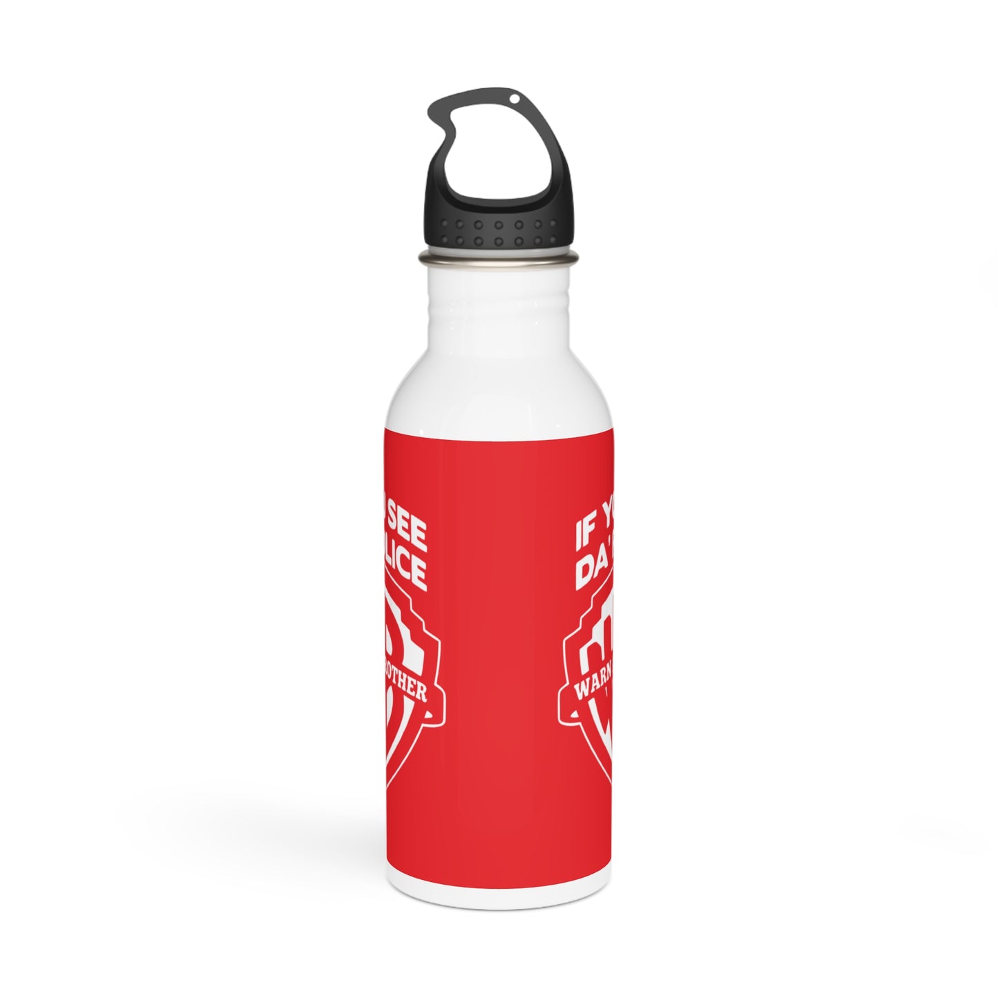 Warn A Brother Stylish Stainless Steel Water Bottle - Eco-Friendly, Durable, Perfect for On-the-Go - Red