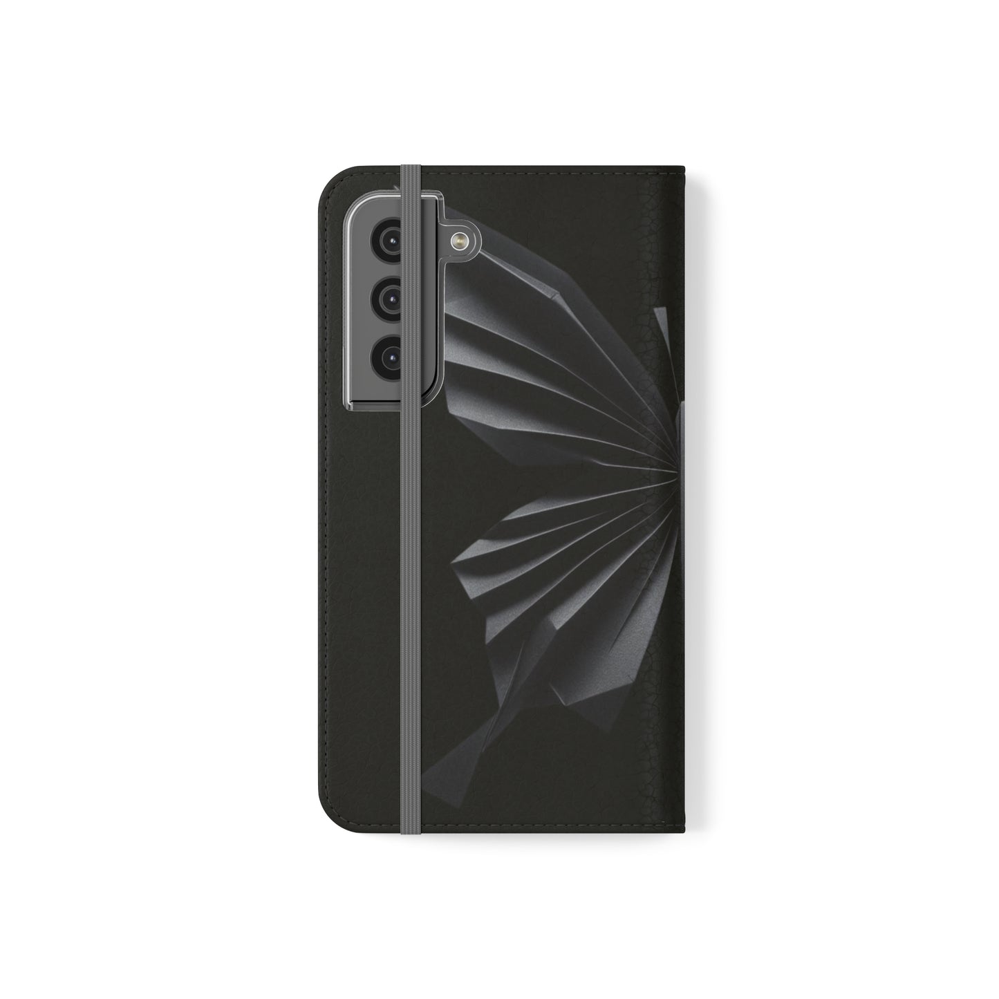 Origami Black Butterfly Flip Cases iPhone/Samsung