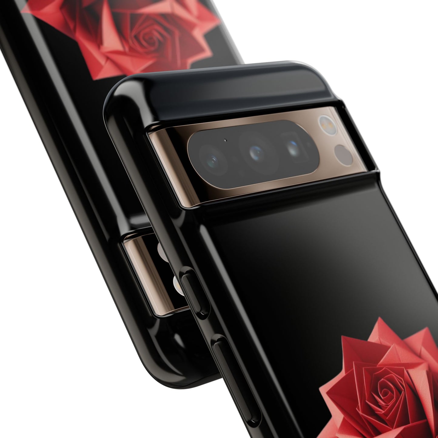 Origami Red Rose Tough Cases iPhone/Google/Samsung