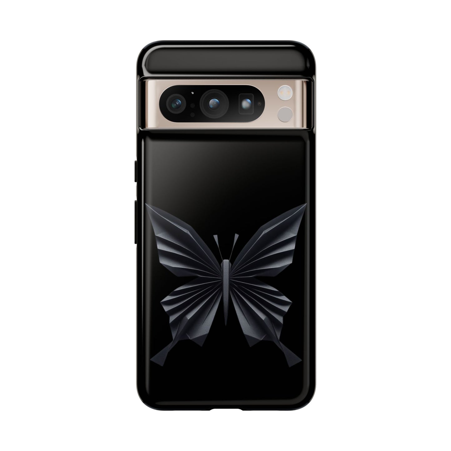 Origami Black Butterfly Tough Cases iPhone/Google/Samsung