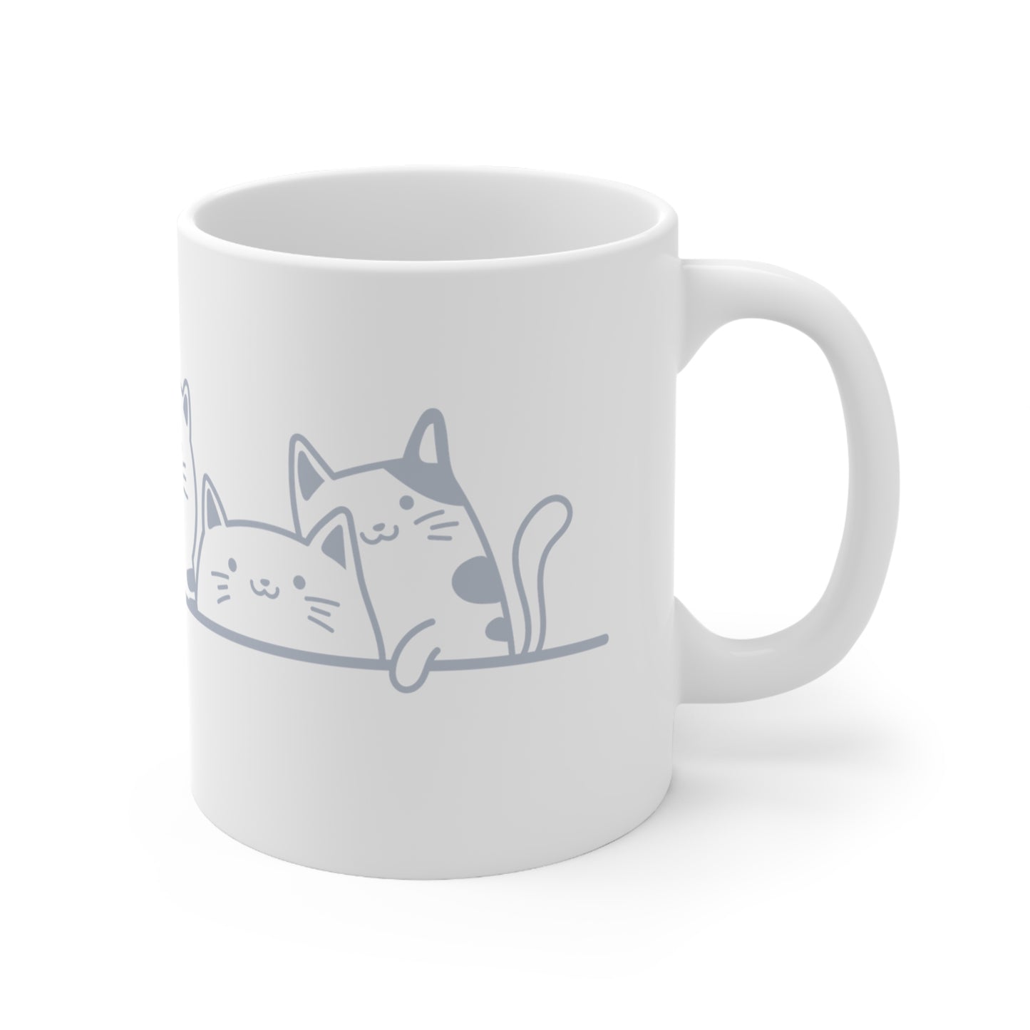 Cute Kitty Cats  Ceramic Coffee Cups, 11oz