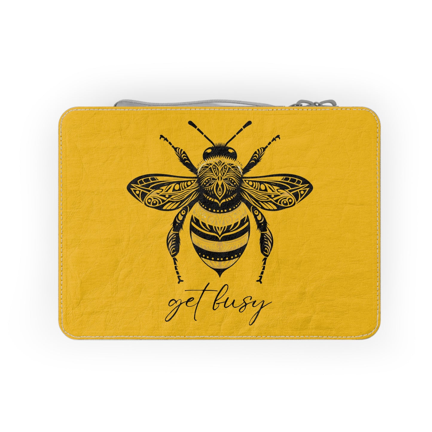 Get Busy Bee Paper Lunch Bag - yellow