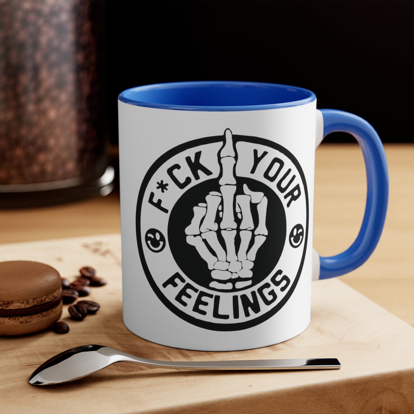 F*ck Your Feelings Colorful Accent Mug 11oz - For Adults Only