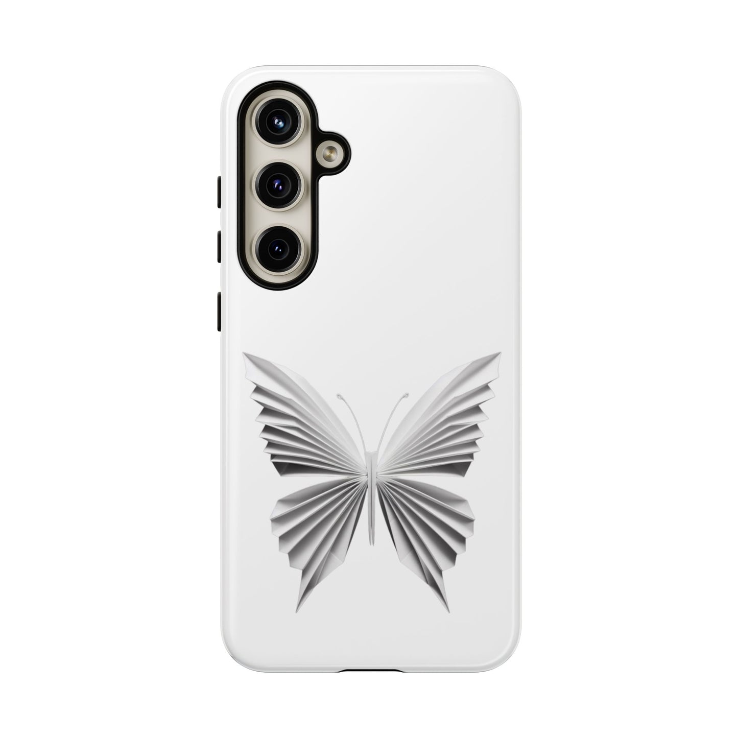 Origami White Butterfly Tough Cases iPhone/Google/Samsung