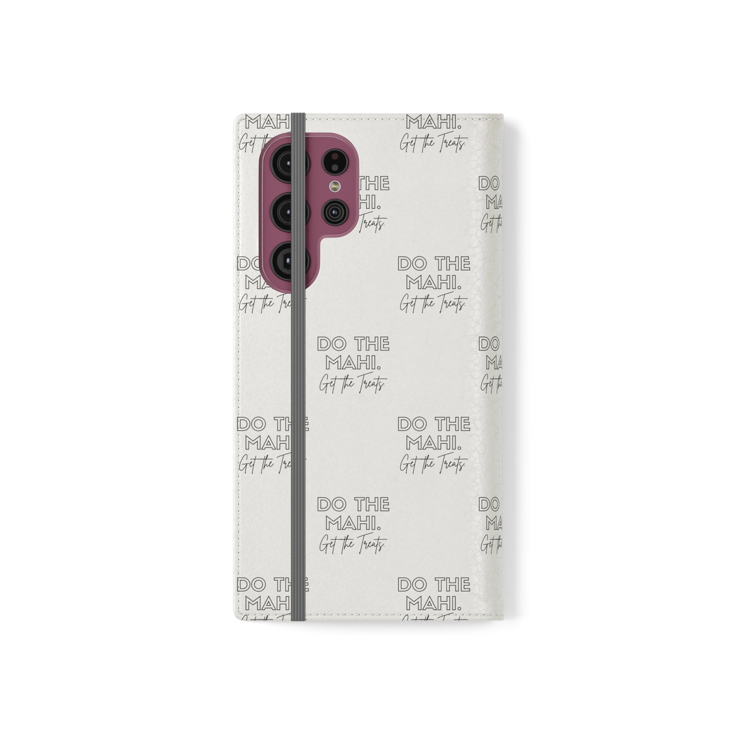 Do The Mahi. Flip Cases for iPhone/Samsung - white