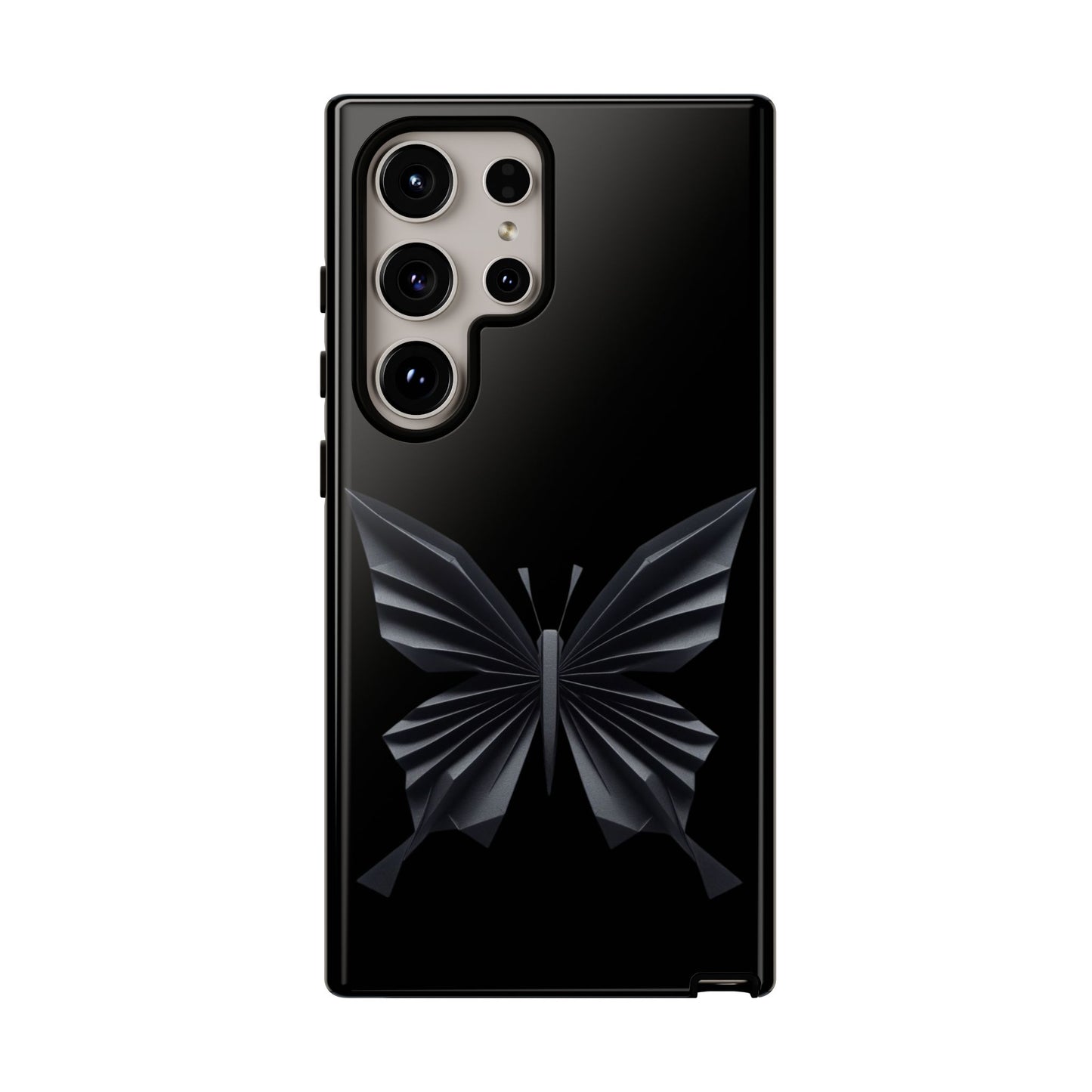 Origami Black Butterfly Tough Cases iPhone/Google/Samsung