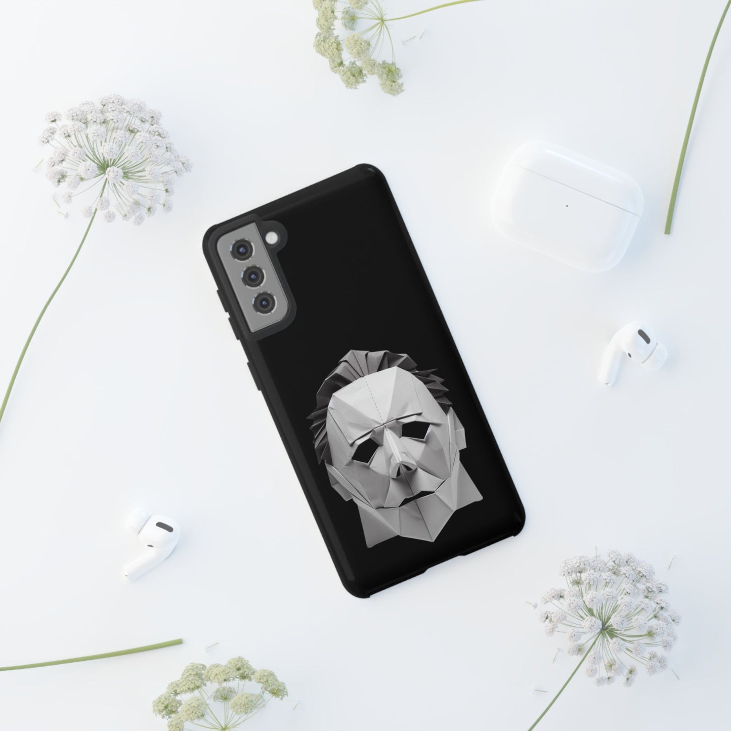 Origami Michael Myers Mask Tough Cases iPhone/Google/Samsung