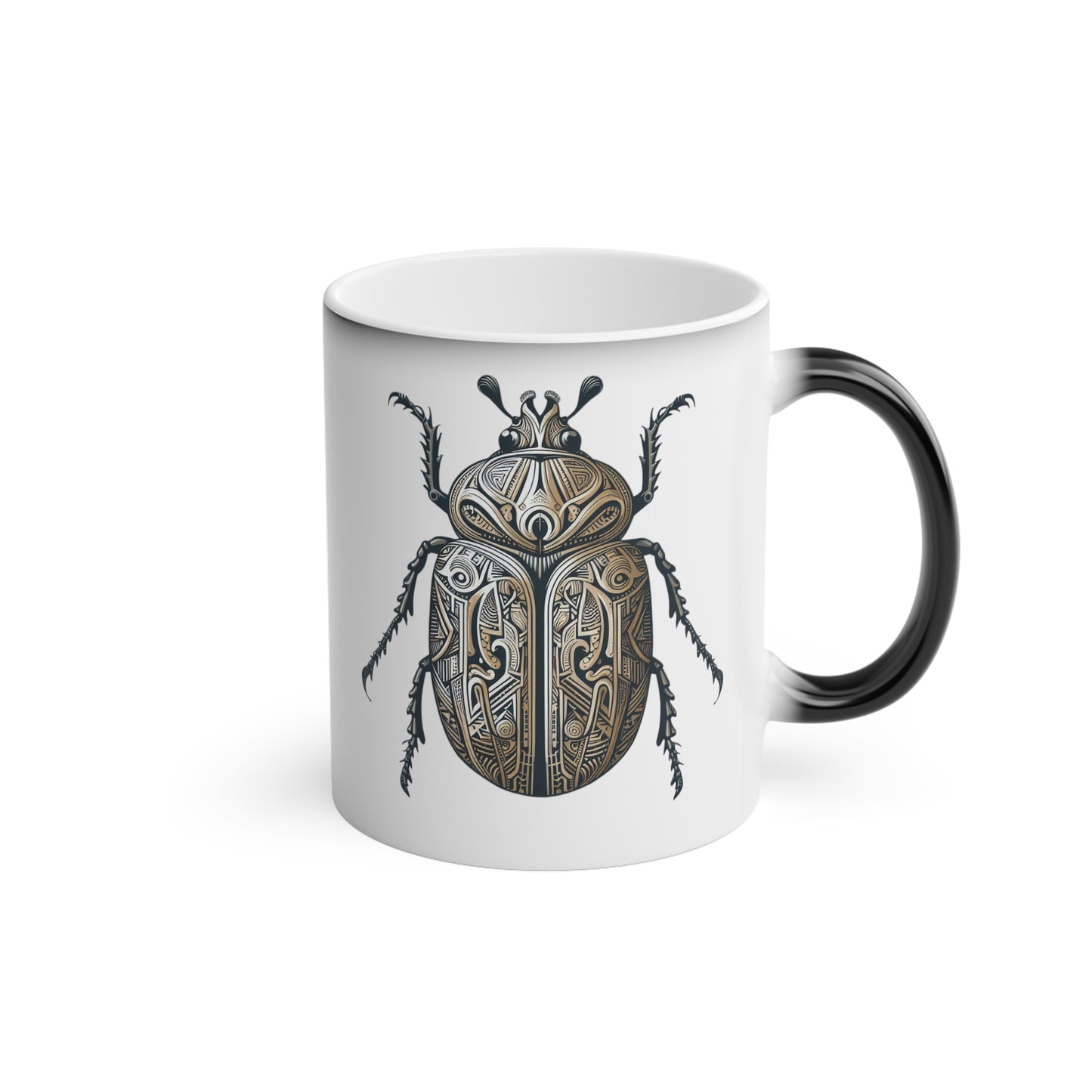 Carved Beetle Magic Mug 11oz (330 ml)