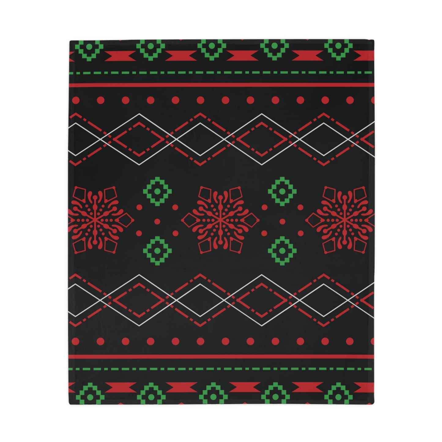 Ugly Christmas Sweater Plush Fleece Blanket #4