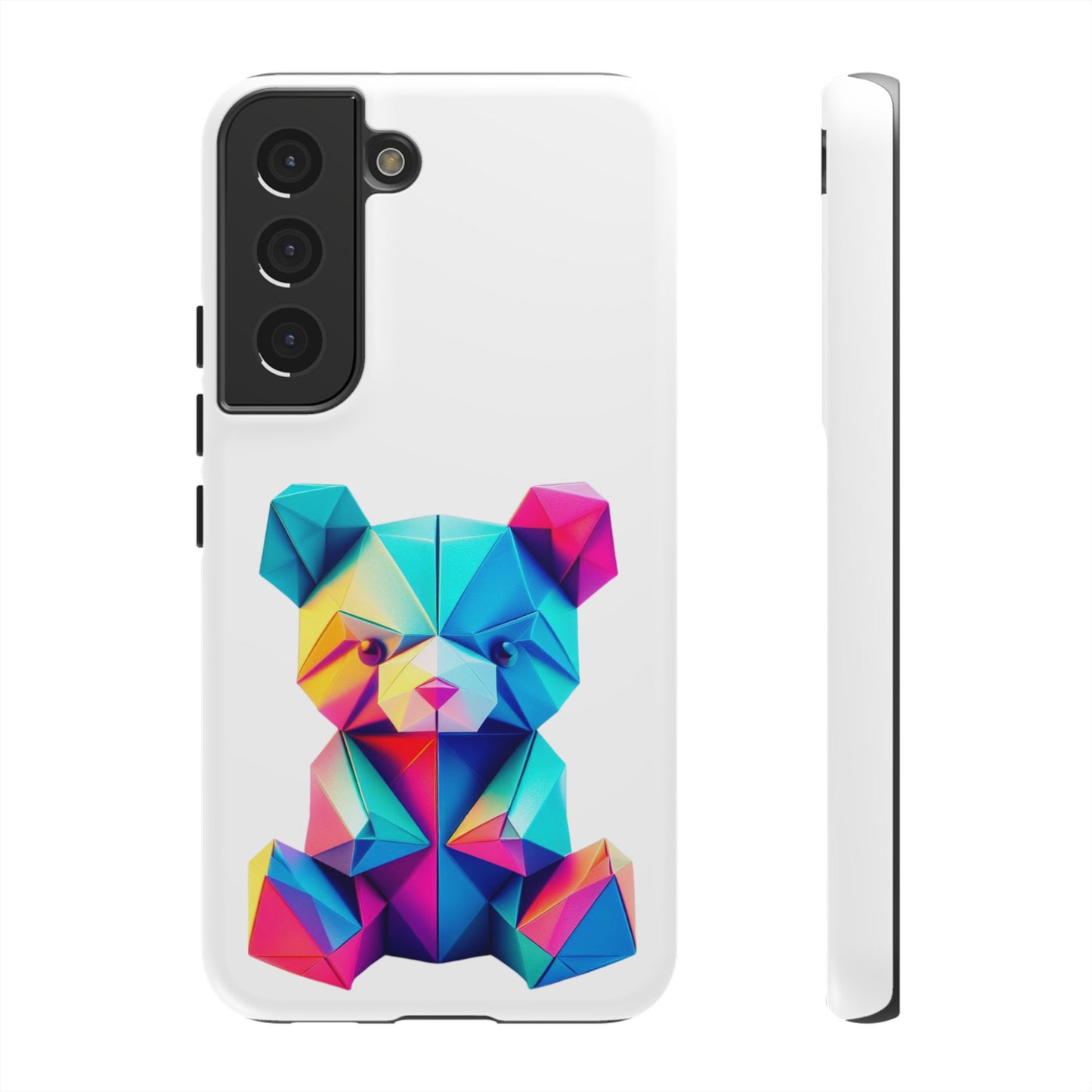 Origami Neon Teddy Tough Cases iPhone/Google/Samsung