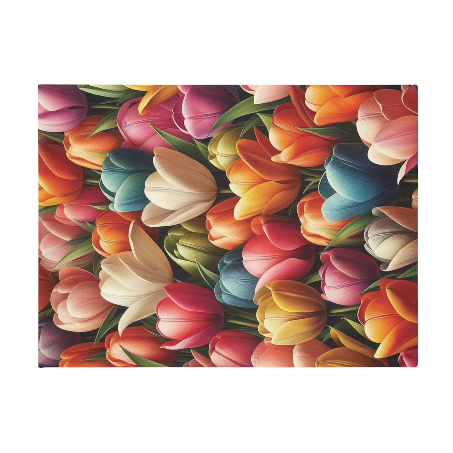 Tulips Plush Fleece Blanket