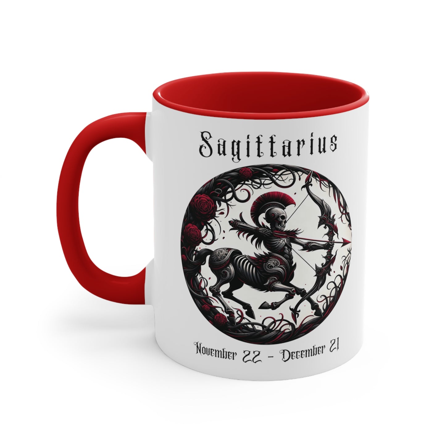 Gothic Sagittarius Colorful Accent Mugs, 11oz