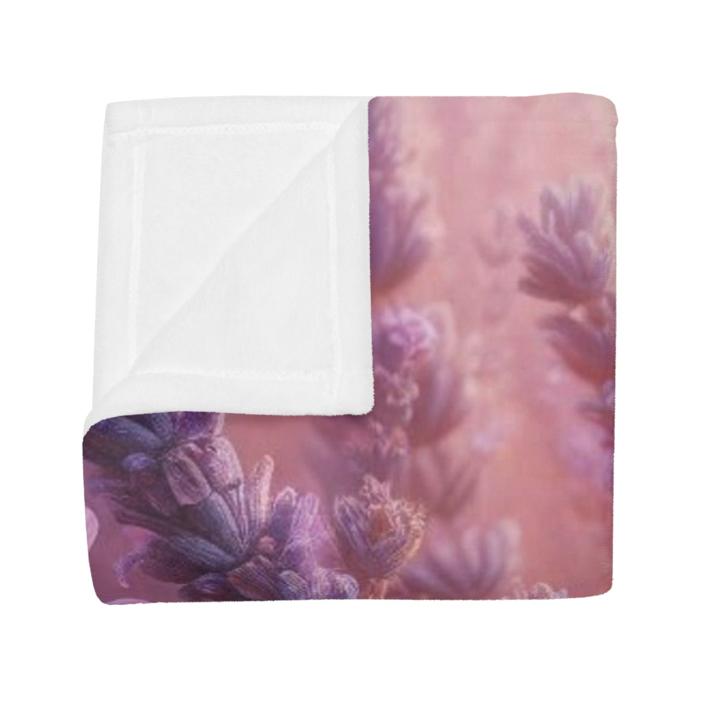 Wild Lavender #3 Plush Fleece Blanket