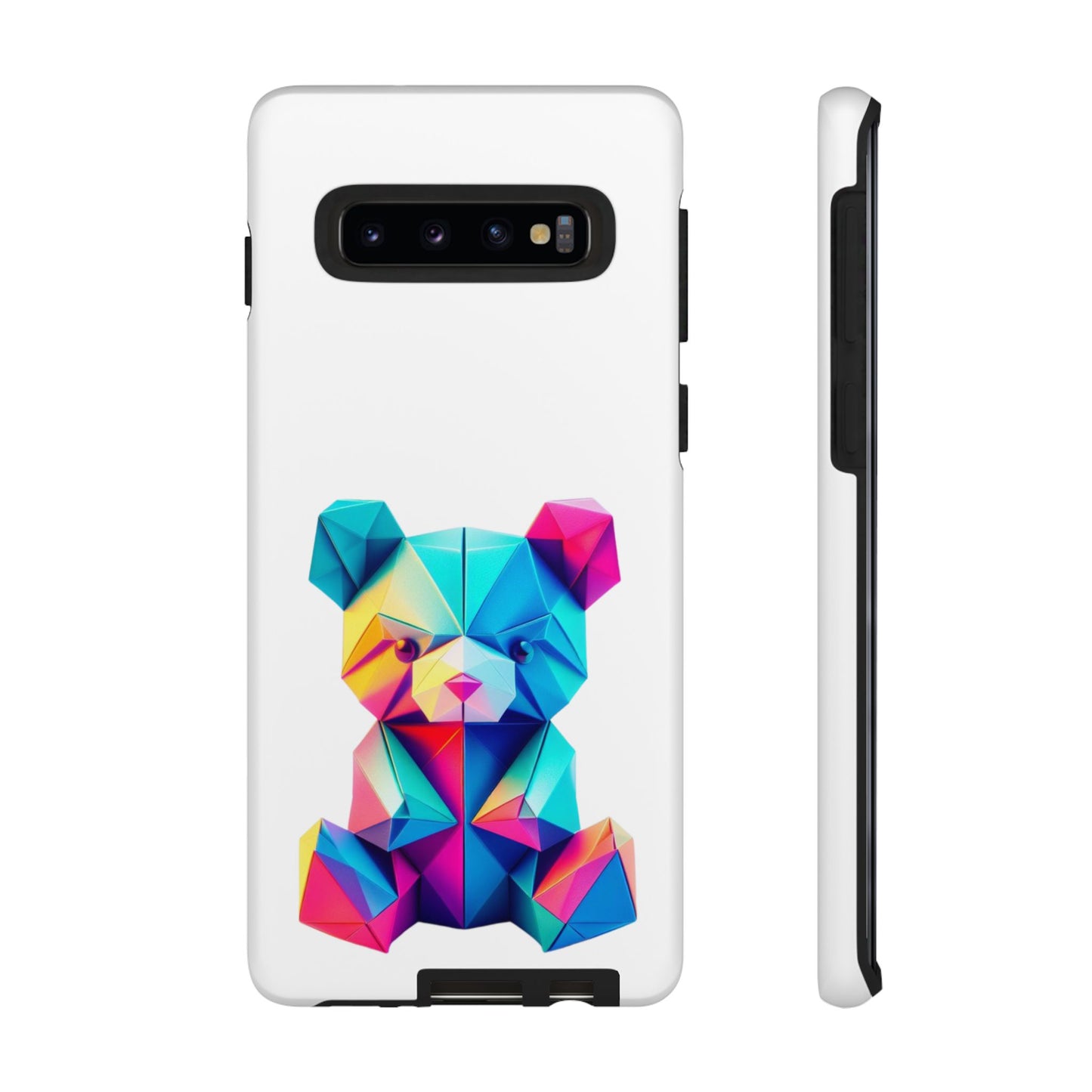 Origami Neon Teddy Tough Cases iPhone/Google/Samsung