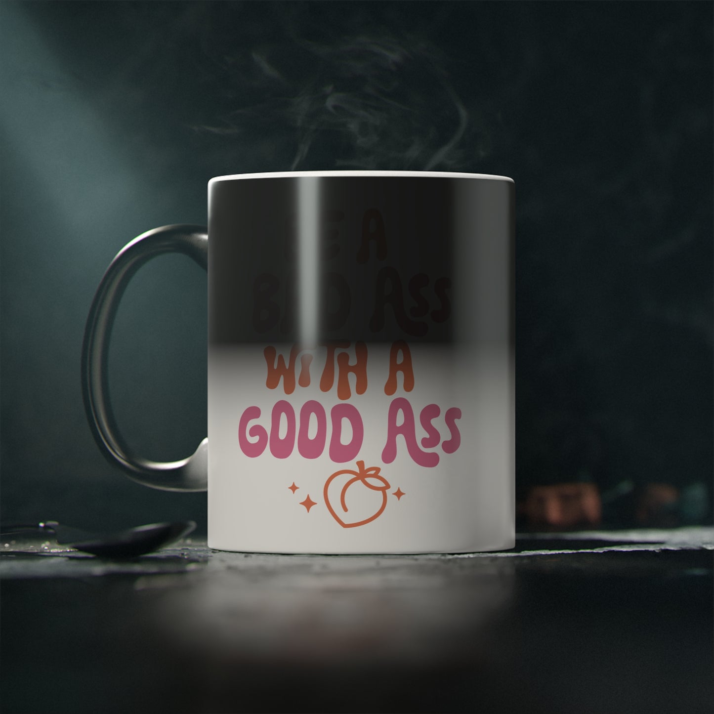 Bad Ass Magic Mug - Color Changing Mug for Fitness Enthusiasts