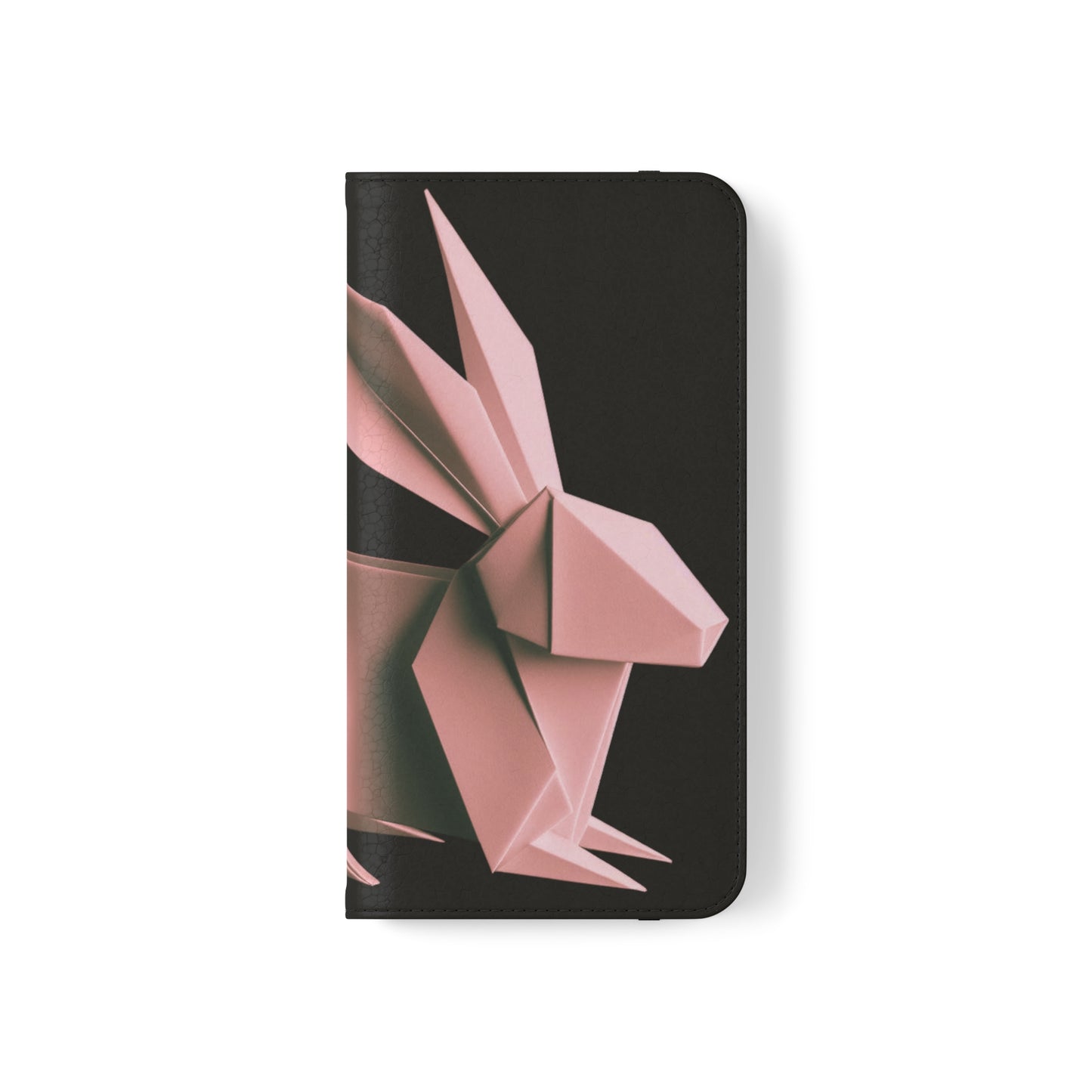 Origami Pink Rabbit Flip Cases iPhone/Samsung