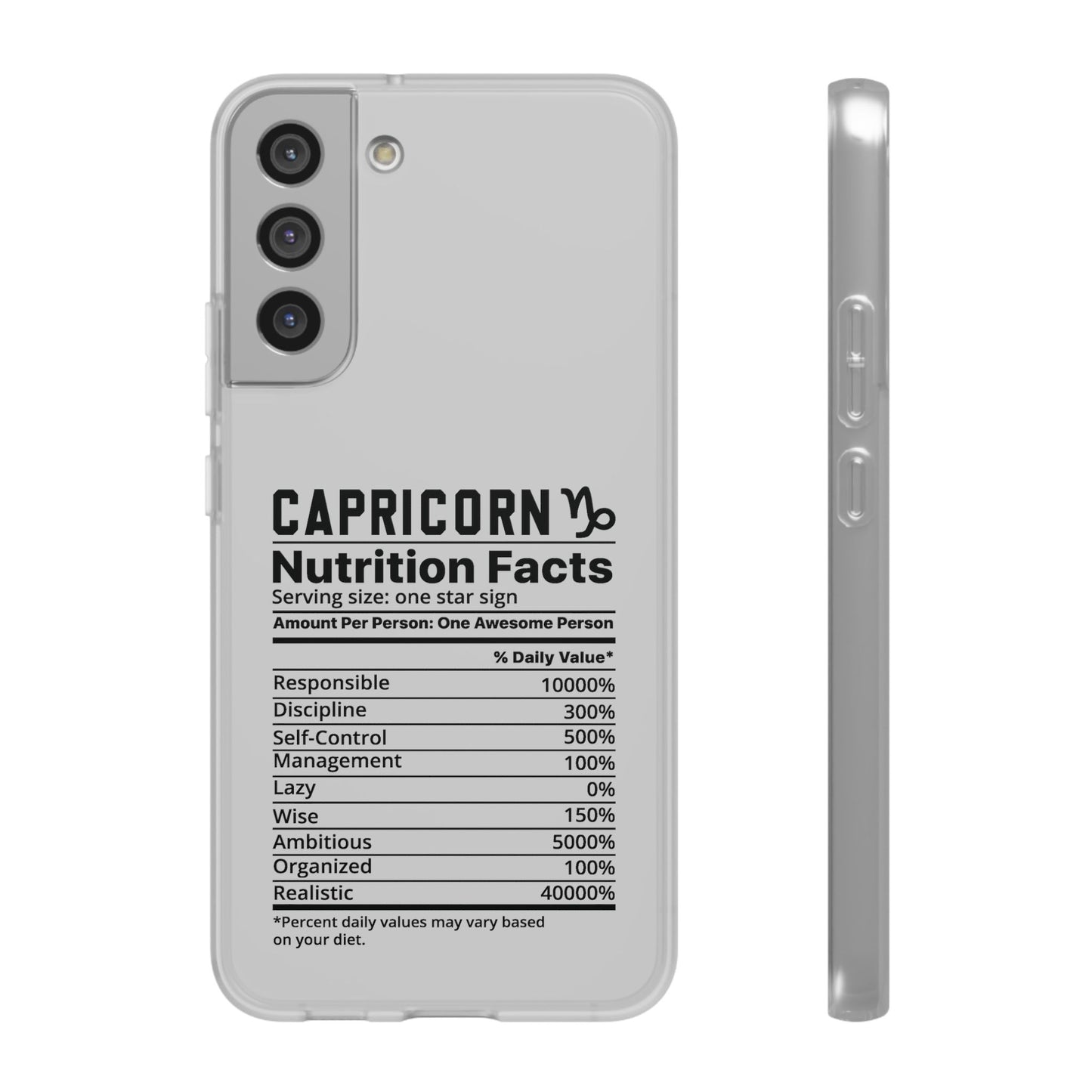 Capricorn Nutrition Flexi Cases iPhone/Samsung with Gift Wrapping Option