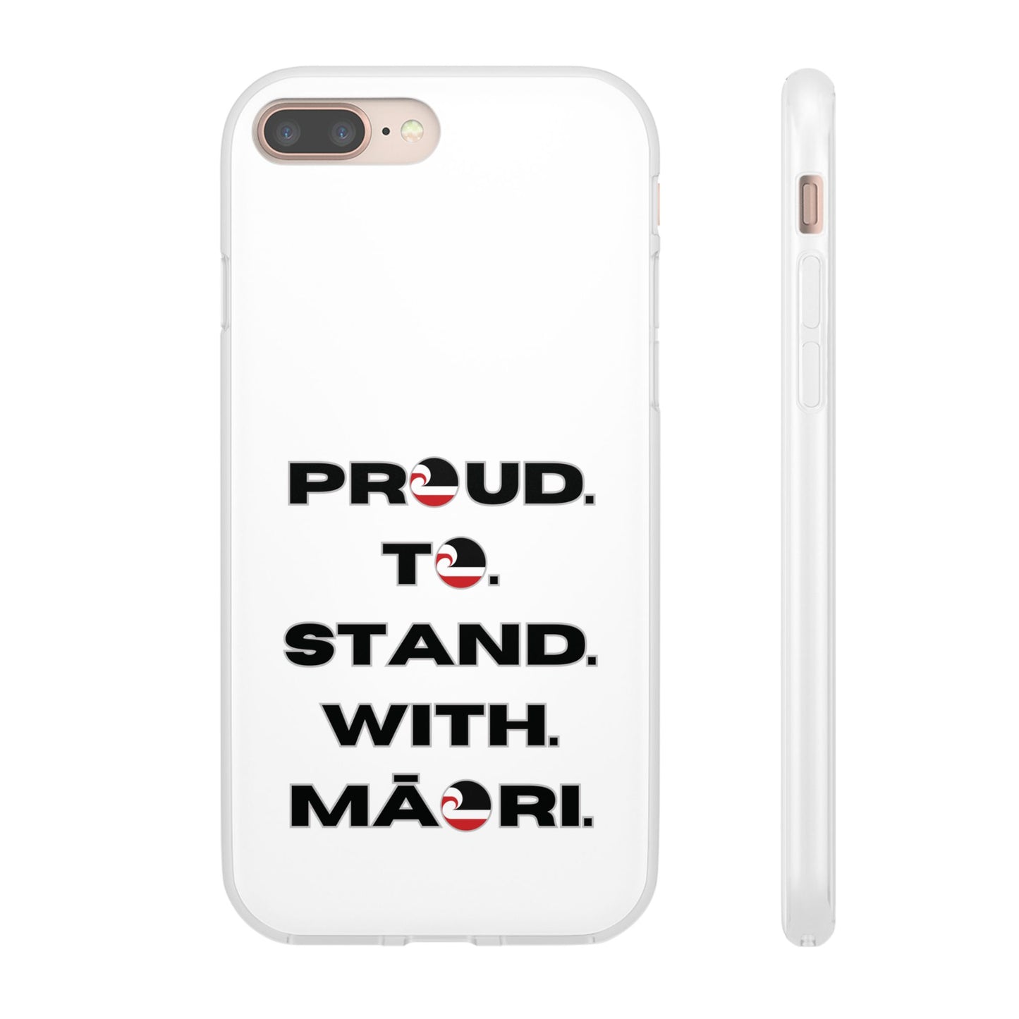 Proud. To. Stand. With. Māori. Flexi Cases - iPhone/Samsung Galaxy