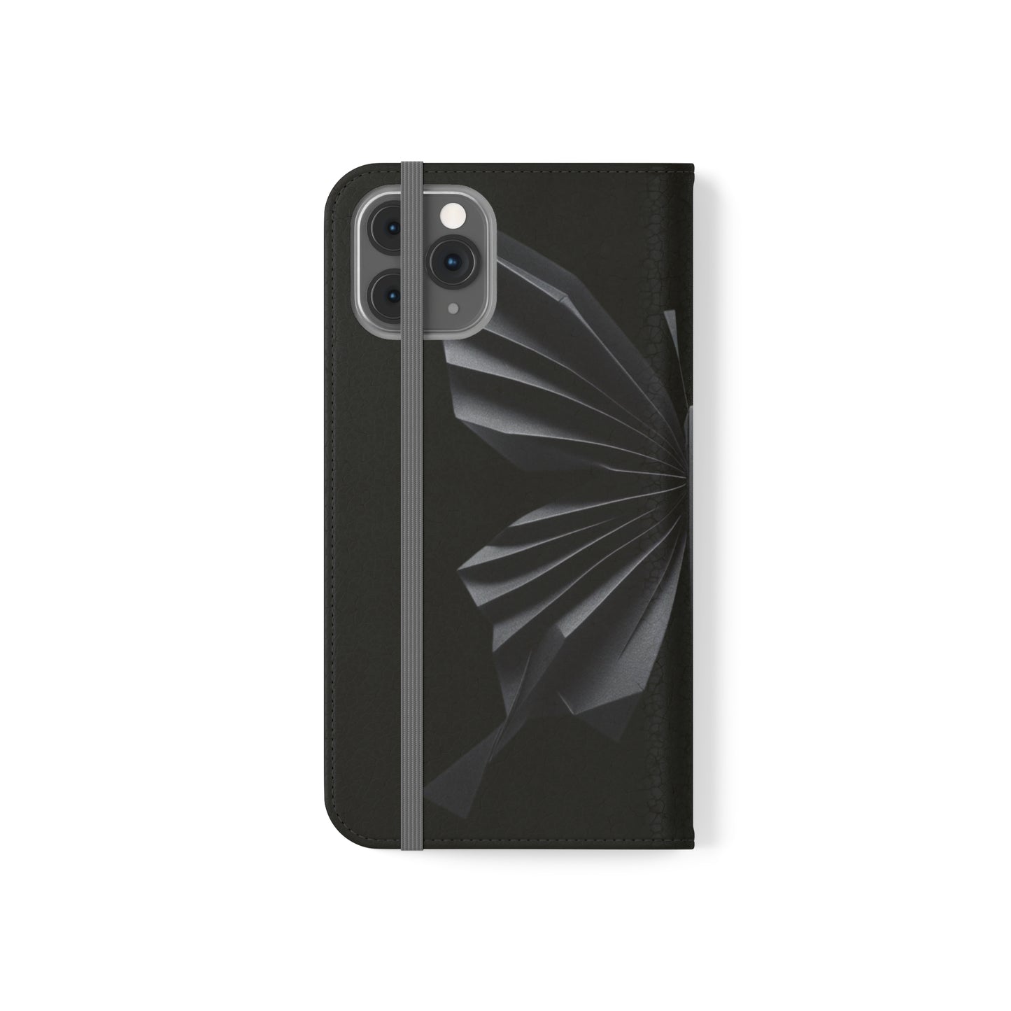 Origami Black Butterfly Flip Cases iPhone/Samsung