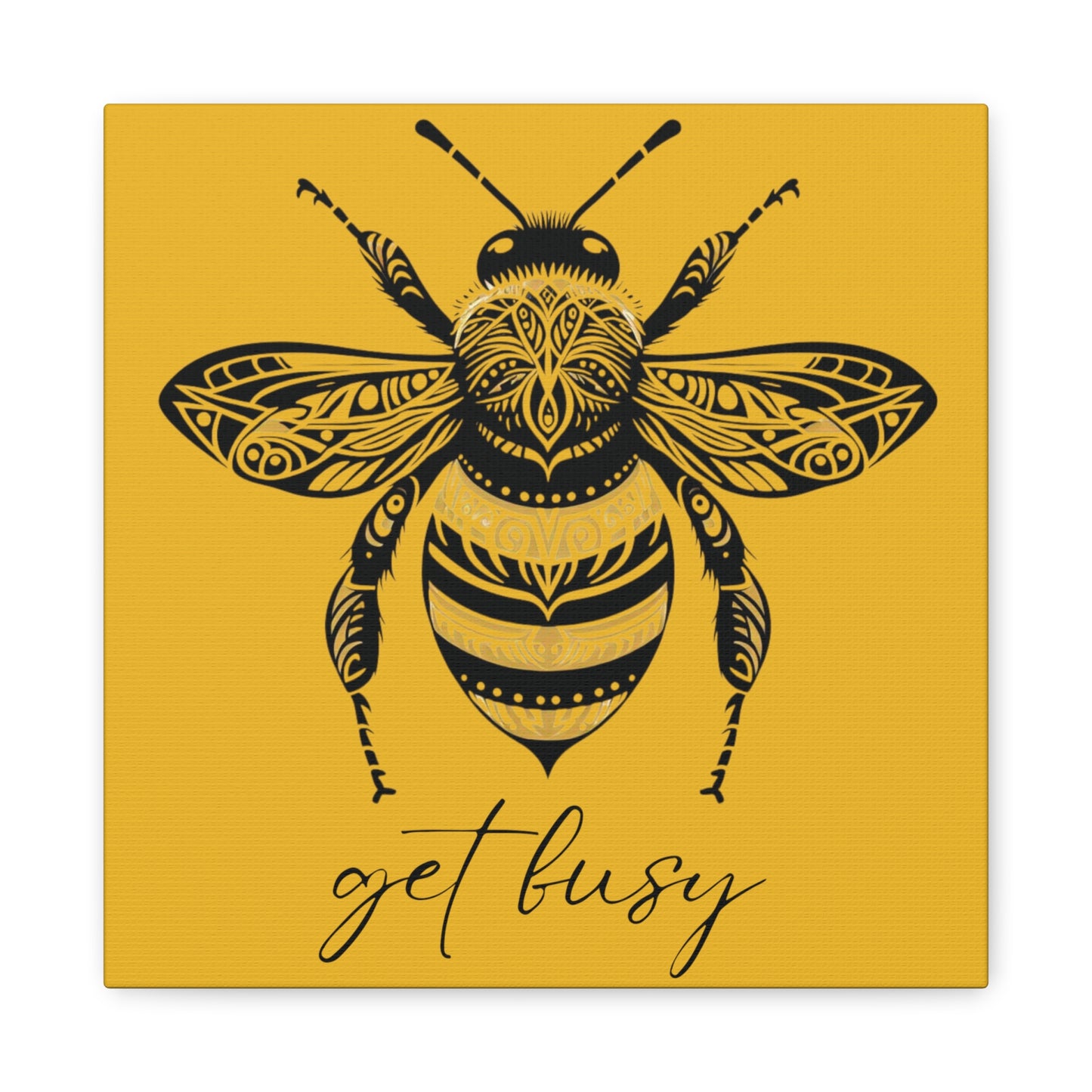 Get Busy Bee Classic Canvas - Yellow