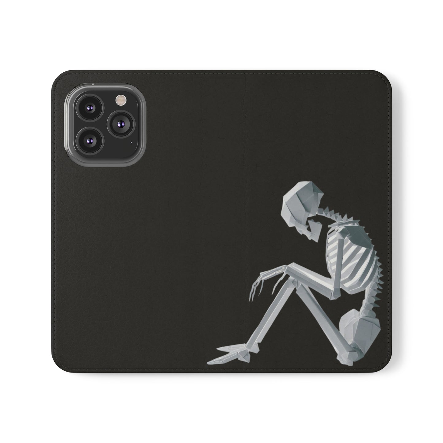 Origami Skelleton Flip Cases iPhone/Samsung