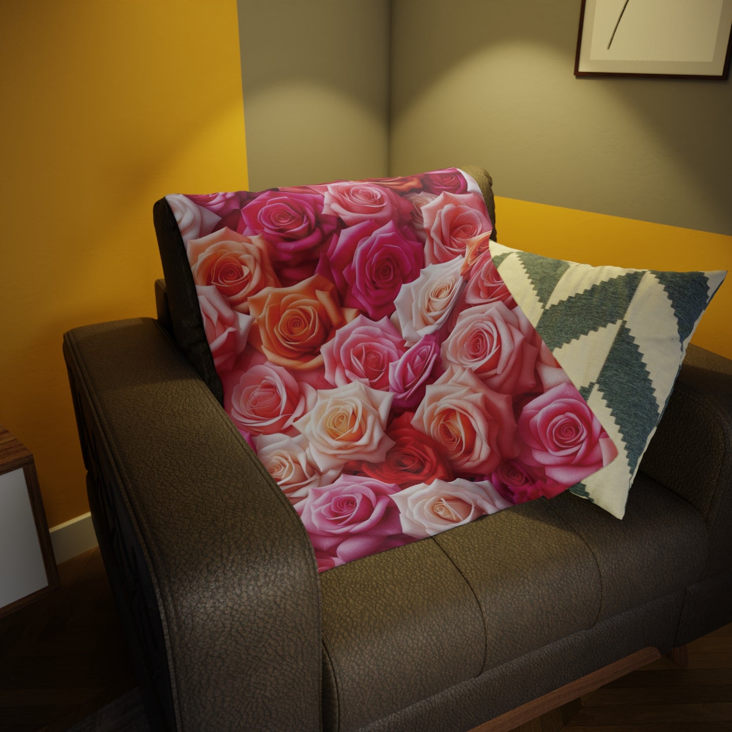 Roses #3 Plush Fleece Blanket