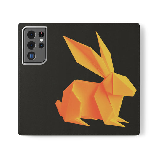 Origami Orange Rabbit Flip Cases iPhone/Samsung