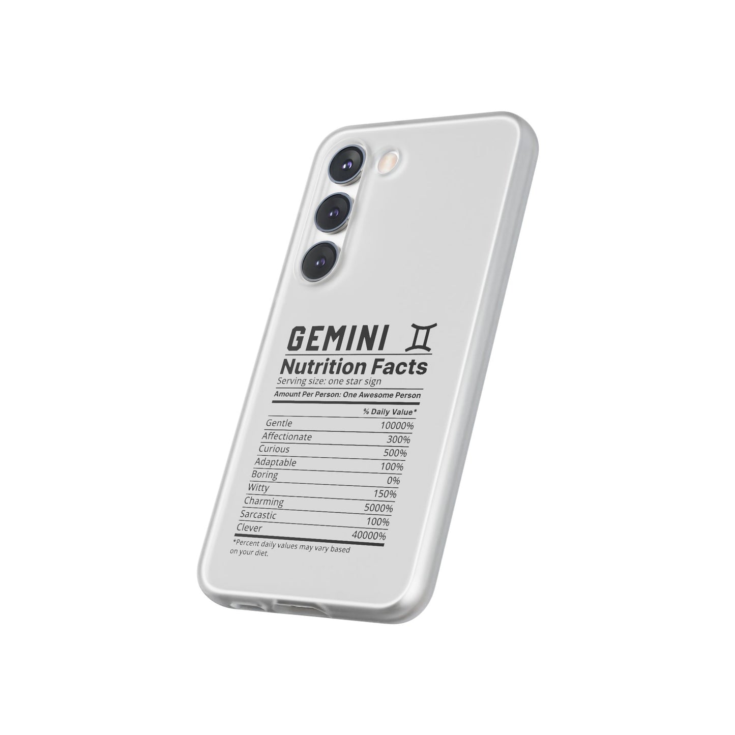 Gemini Nutrition Flexi Cases iPhone/Samsung with Gift Wrapping Option