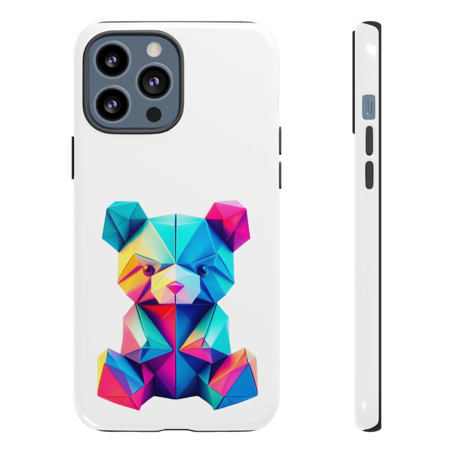 Origami Neon Teddy Tough Cases iPhone/Google/Samsung