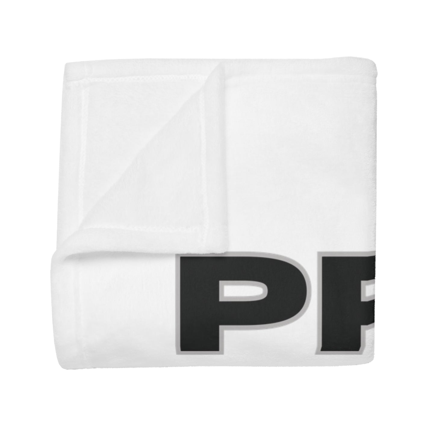 Proud. To. Stand. With. Māori. - White Plush Fleece Blanket