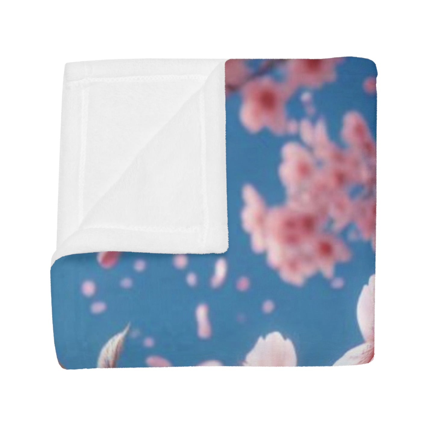 Cherry Blossom #2 Plush Fleece Blanket