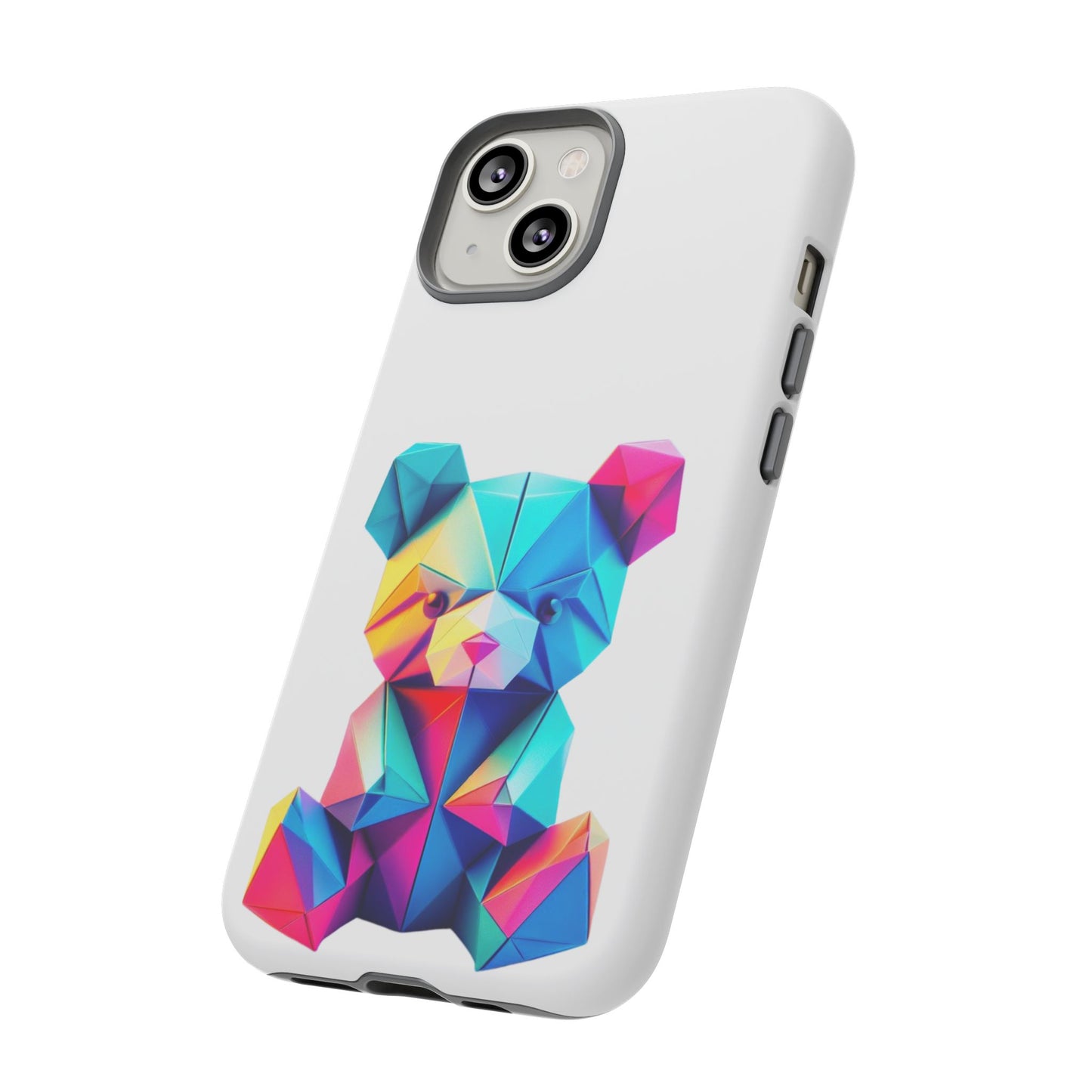 Origami Neon Teddy Tough Cases iPhone/Google/Samsung