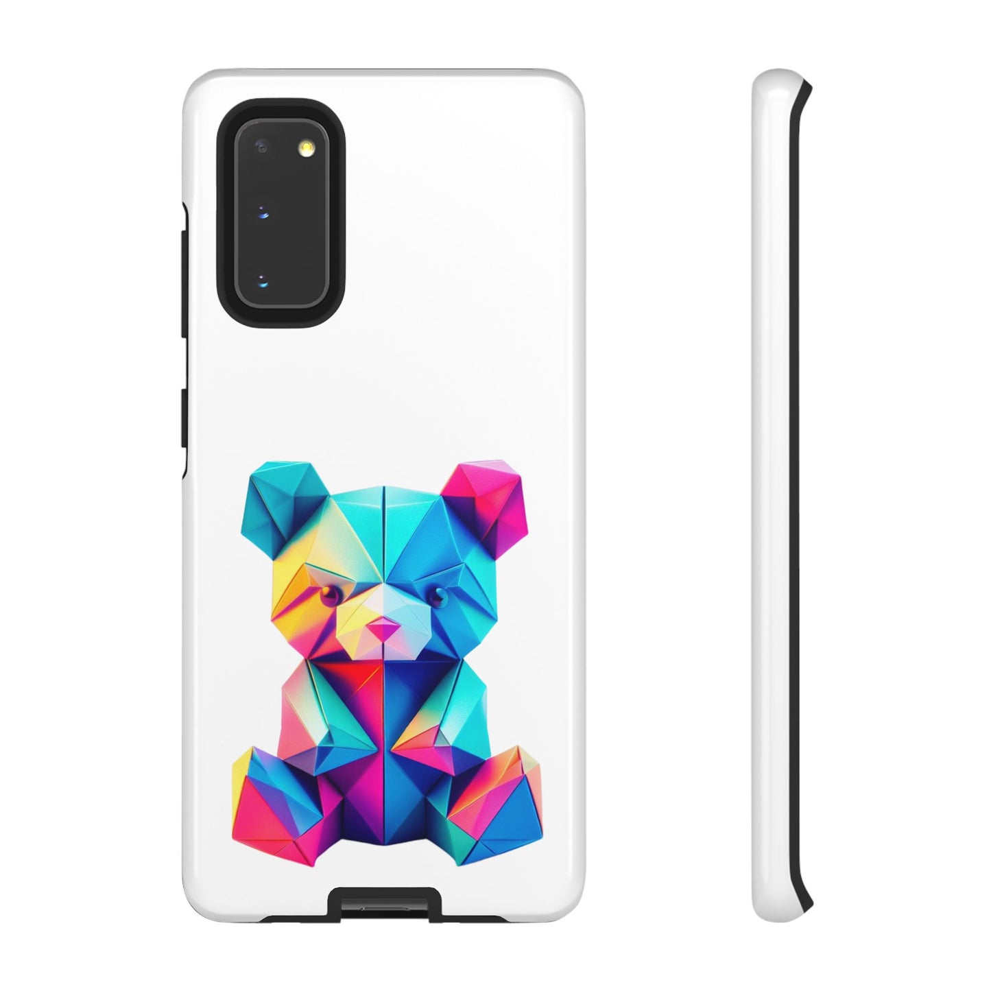 Origami Neon Teddy Tough Cases iPhone/Google/Samsung