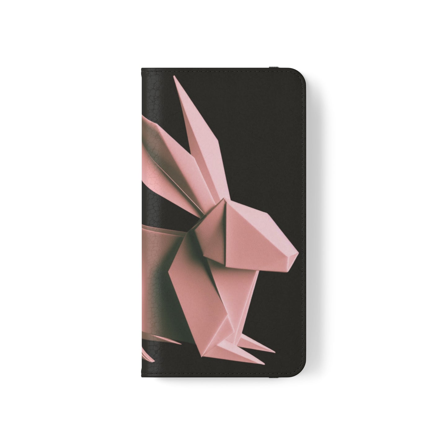 Origami Pink Rabbit Flip Cases iPhone/Samsung